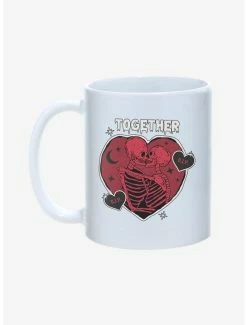 Top 10 ❤️ Together Forever Skeleton Heart Mug 11oz 🎉