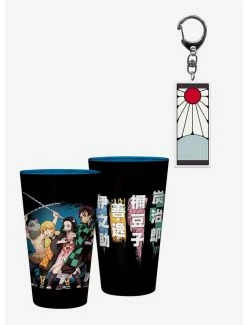 Best Sale ๐คฉ Demon Slayer: Kimetsu No Yaiba Glass And Keychain Bundle ๐