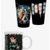 Top 10 ✔️ Demon Slayer: Kimetsu No Yaiba Glass And Mug Bundle 🔥