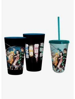 Brand new ๐ Demon Slayer: Kimetsu No Yaiba Slayers Tumbler And Glass Bundle ๐