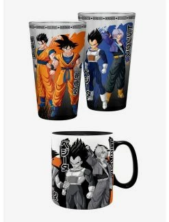 Flash Sale โจ Dragon Ball Z Saiyans Glass And Mug Bundle ๐
