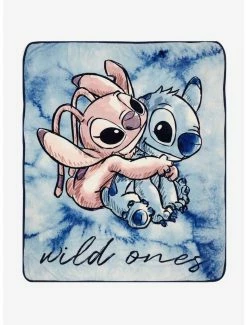 New 💯 Disney Lilo & Stitch Duo Wild Ones Throw Blanket 🥰