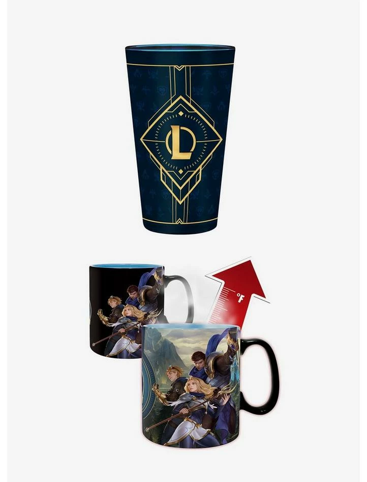 Brand new ๐ League Of Legends Heat Change Mug & Large Glass Bundle ๐ 1 Brand new ๐ League Of Legends Heat Change Mug & Large Glass Bundle ๐