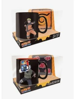 Buy ๐ Naruto Shippuden Gift Set Assortment Includes Akatsuki Cloud Print And The Konoha Symbol Coasters ๐ฏ