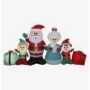 Deals 🤩 Airblown Claus Family Collection Scene 😉