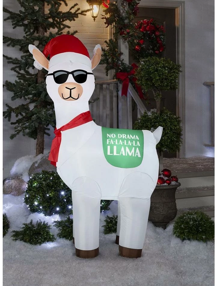 Top 10 🔥 Airblown Inflatable No Drama Fa La La La 🎄 Christmas Llama 🎉 2 Top 10 🔥 Airblown Inflatable No Drama Fa La La La 🎄 Christmas Llama 🎉 - Image 2