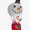 Coupon ⌛ Giant Airblown Inflatable Snowman Hot Air Balloon With Santa 👏