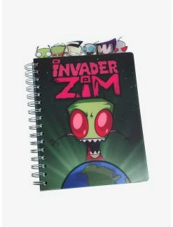 Outlet 🎉 Invader Zim Earth Tabbed Journal ❤️