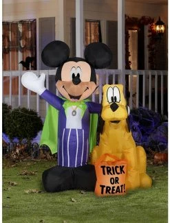 Top 10 🎉 Disney Mickey Mouse And Pluto With Treat Sack Scene Airblown 👍 -Furniture Outlet Store 19641626 av1
