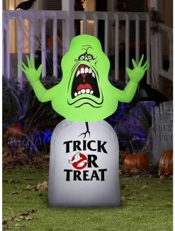 New 🥰 Ghostbusters Slimer On Tombstone Small Airblown 🎉 -Furniture Outlet Store 19641642 av1