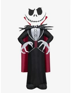 New ❤️ The Nightmare Before 🎄 Christmas Jack Skellington As Vampire Airblown 🔥