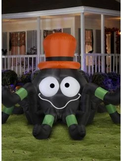 Best Sale ⌛ Animated Spider Orange Hat Airblown ⌛