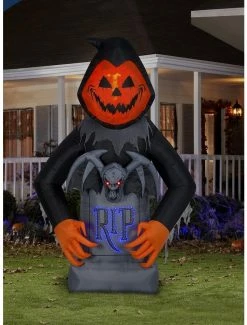 Best Sale ✔️ Lightshow Pumpkin Head Reaper Airblown ⌛ 3 Best Sale ✔️ Lightshow Pumpkin Head Reaper Airblown ⌛ -Furniture Outlet Store 19667760 av1