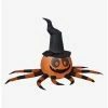 Brand new 💯 Orange And Black Spider Witch Hat Airblown 🥰