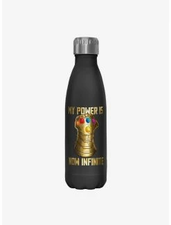 Best deal 🤩 Marvel The Avengers Gauntlet Infinite Power Stainless Steel Water Bottle 🛒
