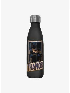 Cheapest 😉 Marvel The Avengers Thanos The Mad Titan Stainless Steel Water Bottle 👍