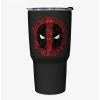 Best Sale 👏 Marvel Deadpool Overlay Logo Travel Mug 🎁