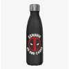 Coupon 🥰 Marvel Deadpool No One Cares Stainless Steel Water Bottle 😍
