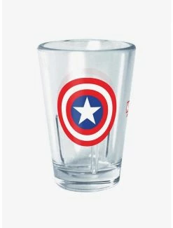 Buy 🧨 Marvel Captain America Shield Icon Mini Glass 🔔
