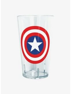 Promo 🛒 Marvel Captain America Shield Icon Tritan Cup 🛒