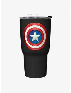 Best Sale 😉 Marvel Captain America Shield Travel Mug 🛒