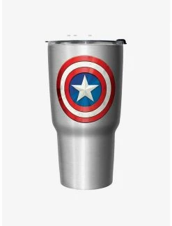Discount 🤩 Marvel Captain America Shield Travel Mug ⭐