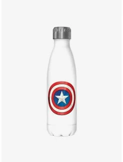 Cheapest ❤️ Marvel Captain America Shield Stainless Steel Water Bottle ⭐