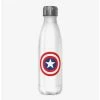 Cheapest 🎉 Marvel Captain America Shield Icon Stainless Steel Water Bottle 👍