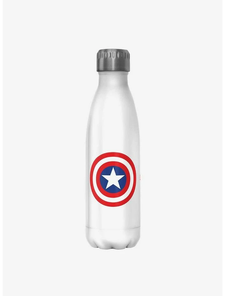 Cheapest 🎉 Marvel Captain America Shield Icon Stainless Steel Water Bottle 👍 1 Cheapest 🎉 Marvel Captain America Shield Icon Stainless Steel Water Bottle 👍