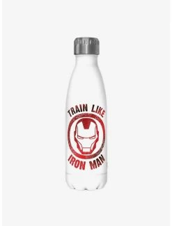 Best deal 🔥 Marvel Train Like Iron Man Stainless Steel Water Bottle 😍