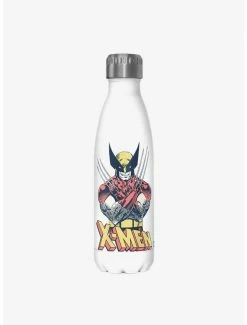 Promo 🔥 Marvel Vintage Wolverine Stainless Steel Water Bottle ✨