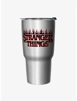 Buy ⌛ Stranger Things Flame Logo Travel Mug 🔥