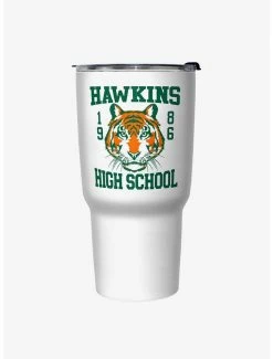 New 🧨 Stranger Things Hawkins High School Travel Mug ✔️