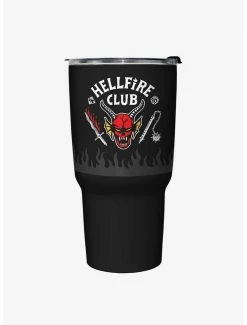 Promo ✨ Stranger Things Hellfire Club Logo Travel Mug 💯