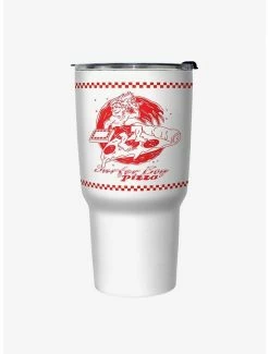 Flash Sale 😀 Stranger Things Surfer Boy Pizza Travel Mug 🧨