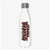 Best deal 🤩 Stranger Things Flame Logo Stainless Steel Water Bottle 😀