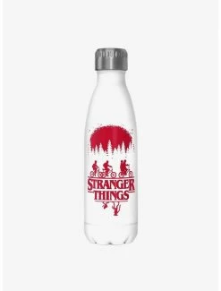 Best Sale ✔️ Stranger Things Riding Bikes Stainless Steel Water Bottle 🌟
