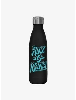 Coupon 😉 Stranger Things Rink-O-Mania Logo Stainless Steel Water Bottle 🎉