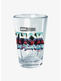Brand new 🧨 Marvel Thor: Love and Thunder Logo Mini Glass ⌛