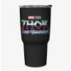 Budget ❤️ Marvel Thor: Love and Thunder Logo Travel Mug 🧨