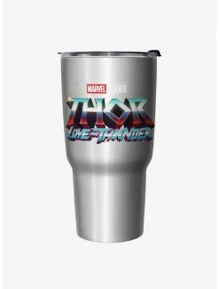 Deals 🥰 Marvel Thor: Love and Thunder Logo Travel Mug 🎁