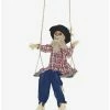 Discount 🎉 Kicking Scarecrow on Swing Decor ✔️