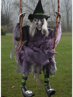 Brand new 💯 Swinging Witch 36-inch Tall Decor ⌛