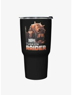 Budget 🤩 Star Wars The Book of Boba Fett Outlaw Hunter Black Stainless Steel Travel Mug ❤️