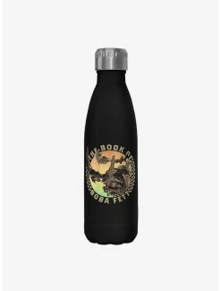 Brand new 🔥 Star Wars The Book of Boba Fett Bounty Time Black Stainless Steel Water Bottle 🔥