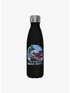 Outlet ✔️ Star Wars The Book of Boba Fett Got Your Back Black Stainless Steel Water Bottle 🌟