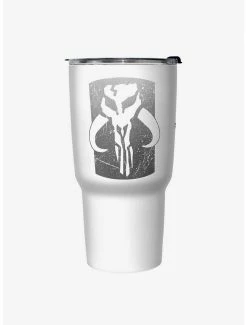 Budget ✔️ Star Wars Crest Bantha White Stainless Steel Travel Mug 🎉