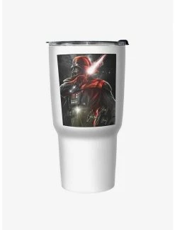 Budget 🔔 Star Wars Dark Lord White Stainless Steel Travel Mug 😀