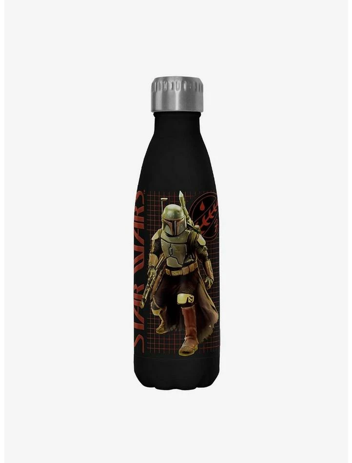 Brand new ⌛ Star Wars The Book of Boba Fett Off The Grid Black Stainless Steel Water Bottle ✔️ 1 Brand new ⌛ Star Wars The Book of Boba Fett Off The Grid Black Stainless Steel Water Bottle ✔️