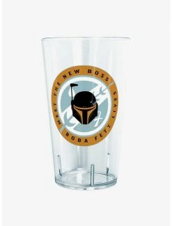 New 👏 Star Wars The Book of Boba Fett New Boss Badge Tritan Cup 🎁